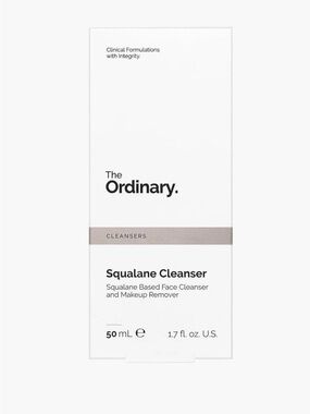 The Ordinary Squalane Cleanser – White and Light Taupe